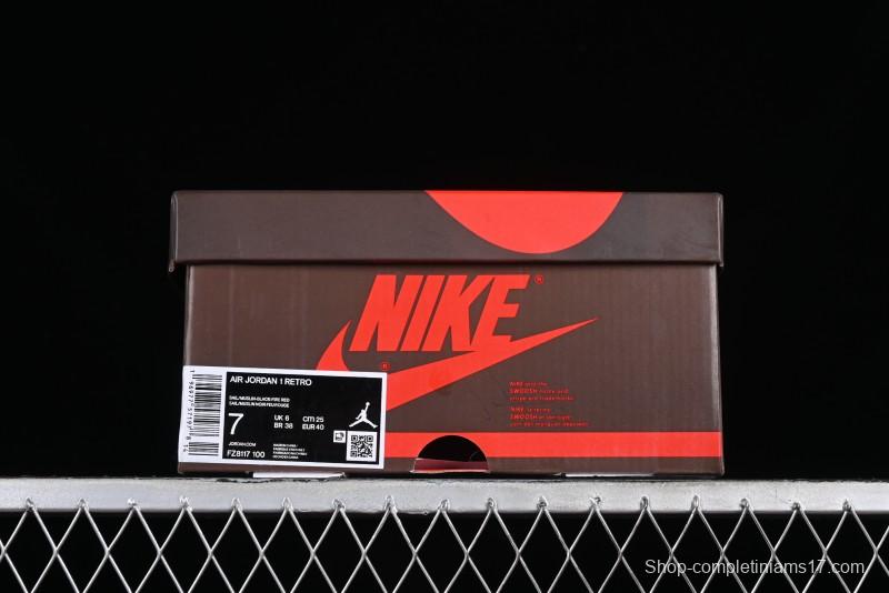 Nike Travis Scott x Jordan Cut The Check AJ1 Basketball Shoes with Velcro Strap - FZ8117-100