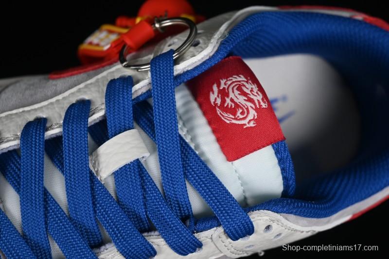 Nike SB Dunk Low Chinese New Year Limited Edition - Red Fortune Sky High Anniversary Premium Custom Low-Top Casual Sneakers - CR8033-504