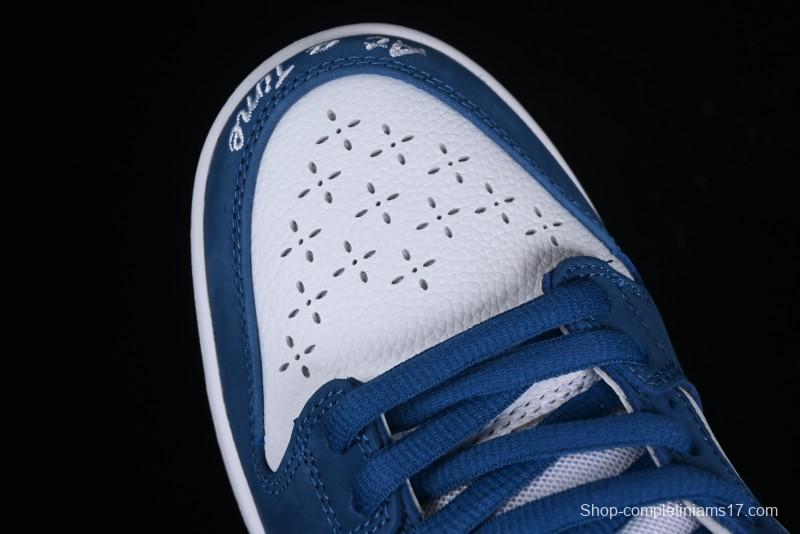 Nike Born x Raised x Nike SB Dunk Low Premium Skate Shoes with Special Foam Swoosh and Snowflake Perforations - FN7819-400