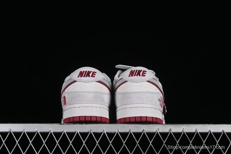 Nike Dunk Low The North Face CDG Collaboration - Grey Skateboard Shoes - DQ1098-336