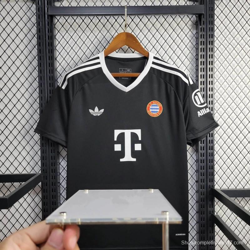 24/25 Bayern Munich Third Black Goalkeeper Jersey