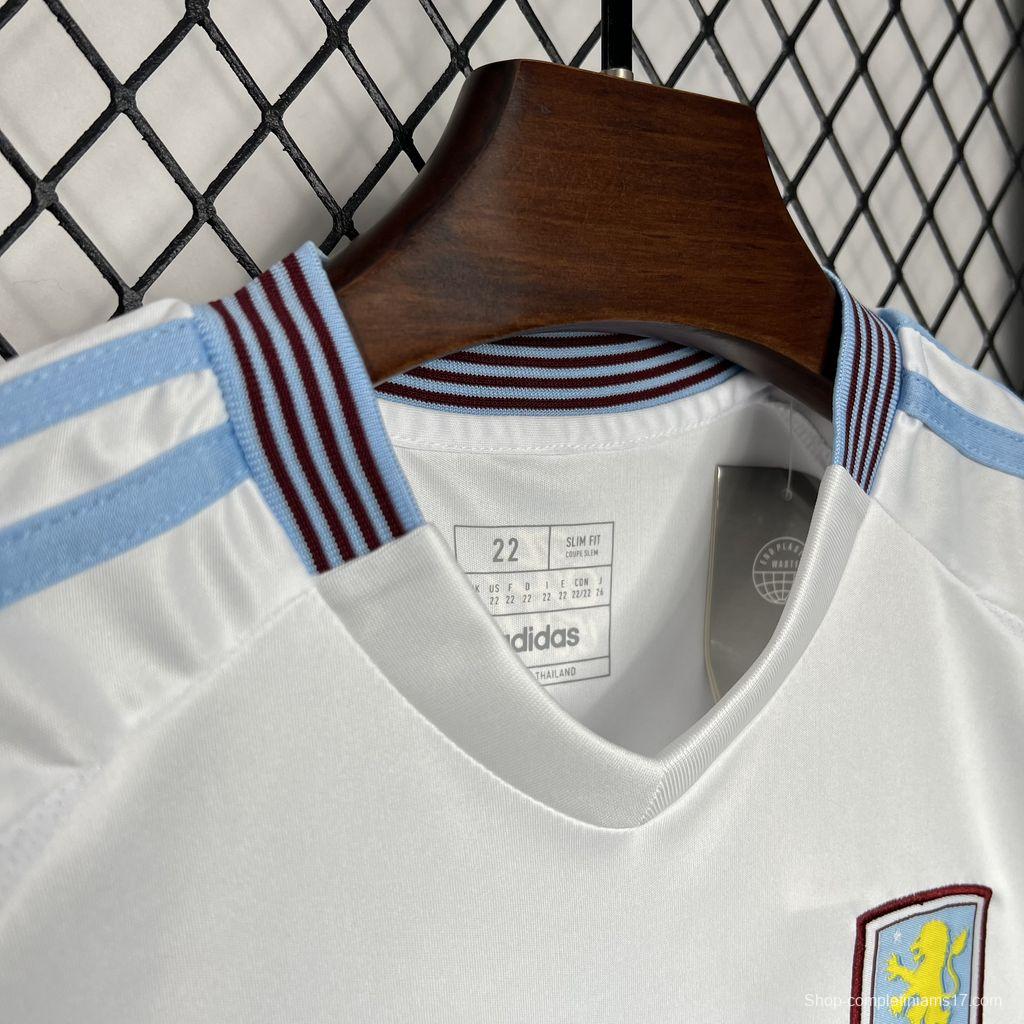 2024/25 Kids Aston Villa Away Kit