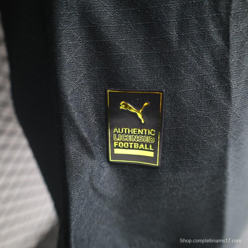 Player Version 24/25 Olympique Marseille Black 125th Goalkeeper Jersey
