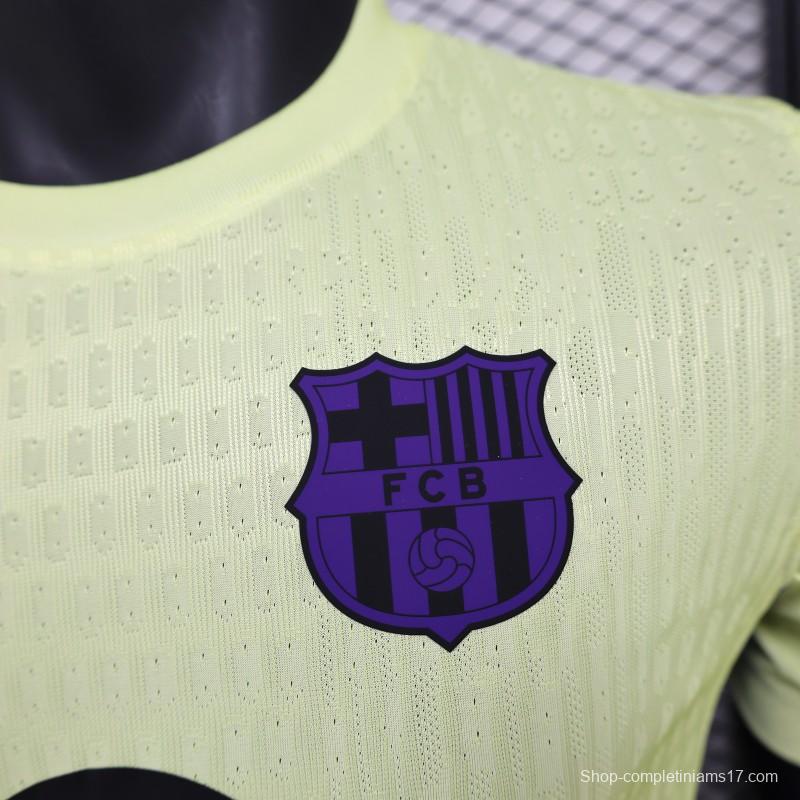 Player Version 24/25 Barcelona 125Th Yellow Special Jersey