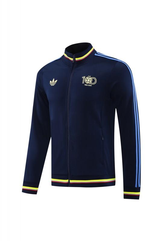 2024 Colombia Navy Full Zipper Jacket +Long Pants