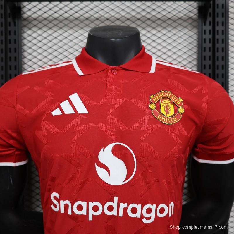 Player Version 25/26 Manchester United Red Special Jersey