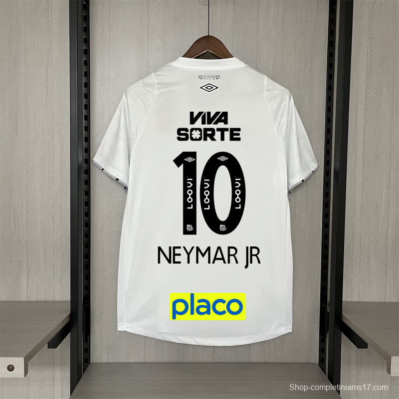 24/25 Santos &amp; Neymar Home S-XXXXL Jersey