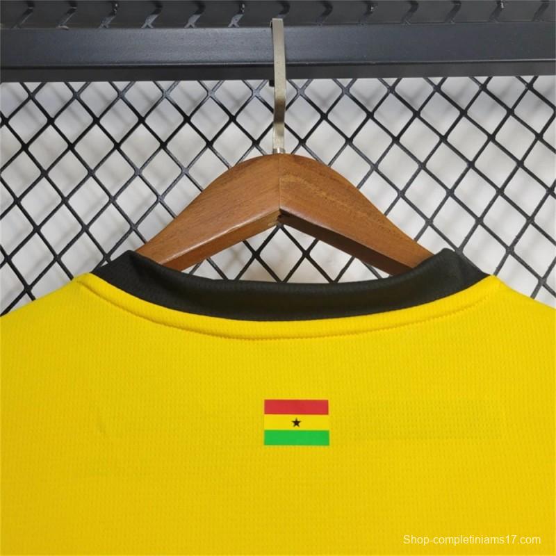 2024 Ghana Away Yellow Jersey