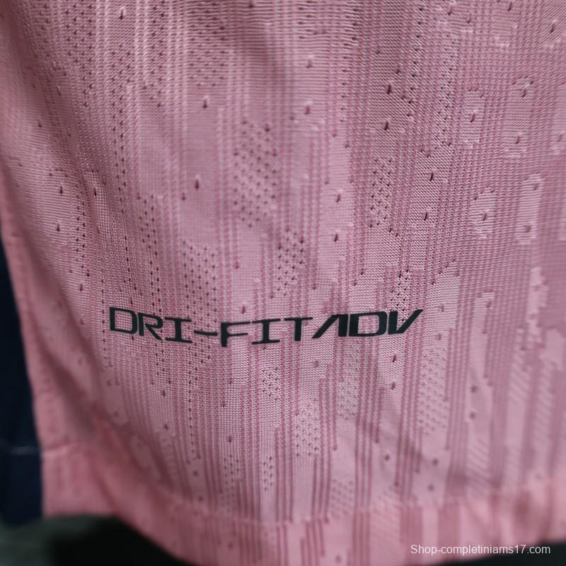 Player Version 25/26 FC Barcelona 125Th Anniversary Special Pink with Spotify Sponsor Jersey