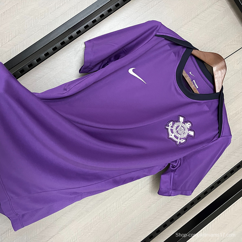 25/26 Corinthians Training Jersey Purple Jersey S-XXXXL