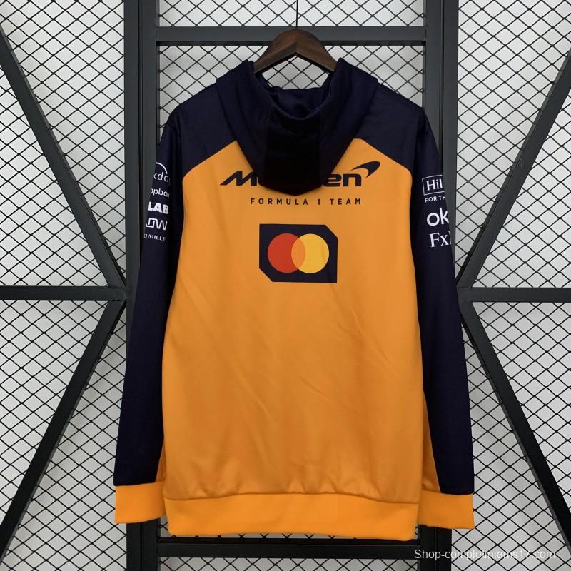 2025 F1 Formula Orange/Black Mclaren Hoodie