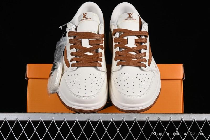 Nike Air Jordan 1 Low OG SP Travis Scott x Fragment Design Collaboration Sneakers - LX1988-900