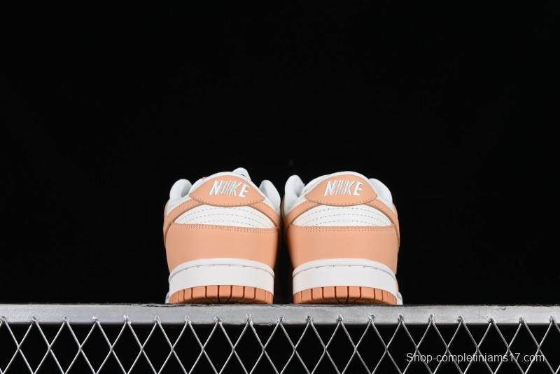 Nike Dunk Low "Harvest Moon" SB Skateboarding Shoes in Beige Orange - DD1503-114