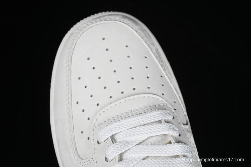 Nike Air Force 1 '07 Low Custom Traditional Chinese Brocade Casual Sneakers - AF2406-110