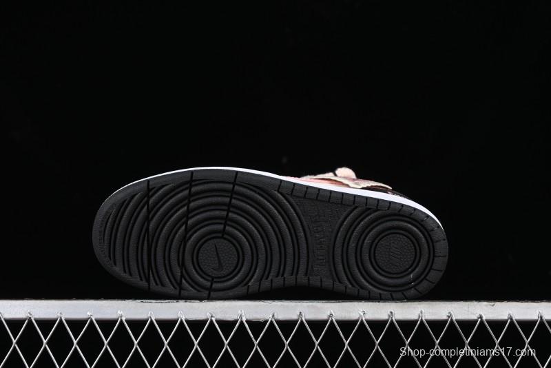 Nike Court Borough Low 2 Berry Worry Playful Cute Trendy Retro Low-Top Casual Sneakers - BQ5448-110