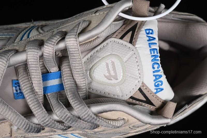 Balenciaga Runner Kith Four Color Retro Casual Sneakers - W3RNY2240