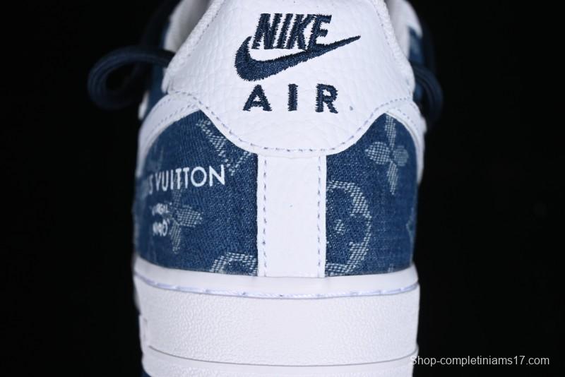 Nike Air Force 1 Low Custom Strap Casual Sneakers with Full-Length Air Cushion - ZH0316-021