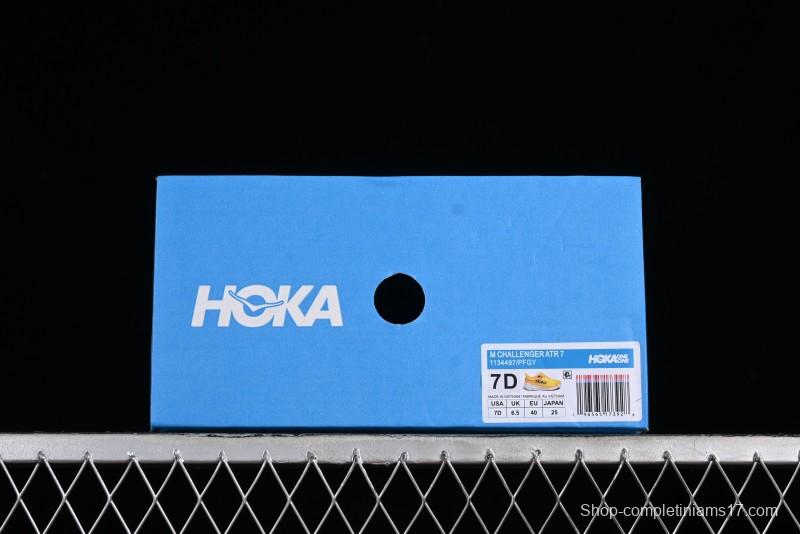 Hoka One One Challenger ATR 7 Low Trail Running Shoes with Enhanced Cushioning and Breathable Mesh - 1134497 PFGY