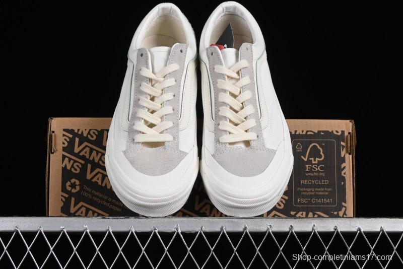 Vans Old Skool Reissue 136 Classic Low-Top Skate Shoes with Detachable Cushioned Insole - VN000MT6QC5