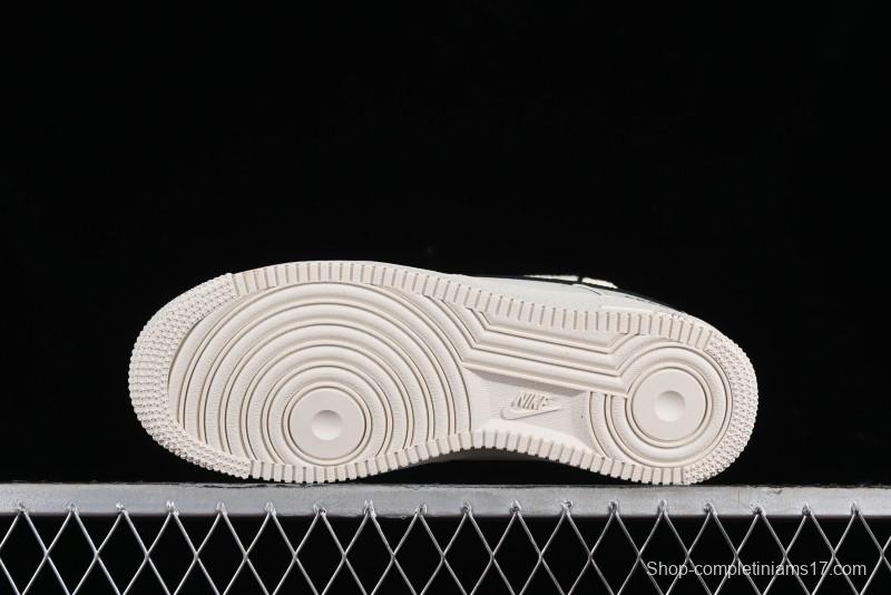 Nike Air Force 1 '07 Low Custom Cappuccino Anime-Themed Spray-Painted Casual Sneakers with Strap - ZH0316-019