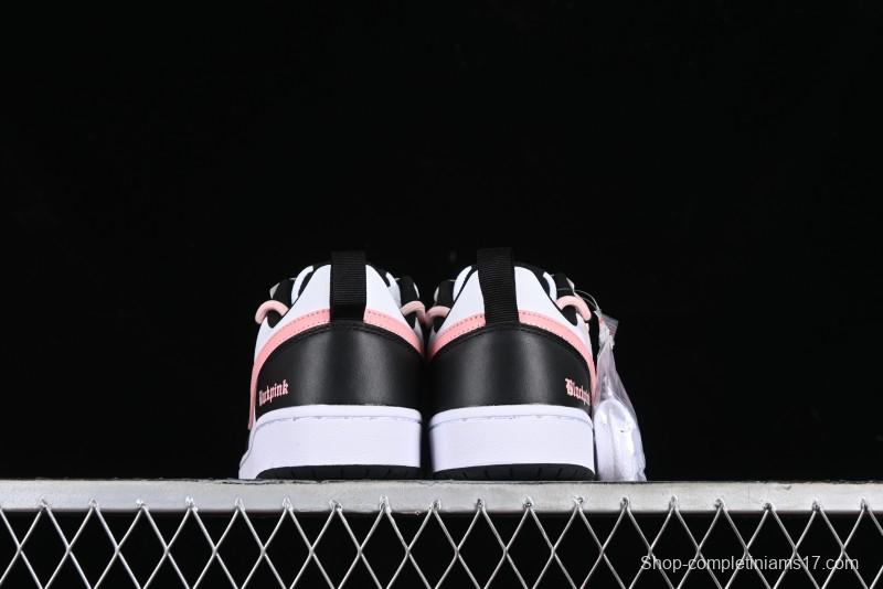 Nike Court Borough Low 2 Sneakers in Cool Blackberry with Sweet & Spicy Design - BQ5448-110