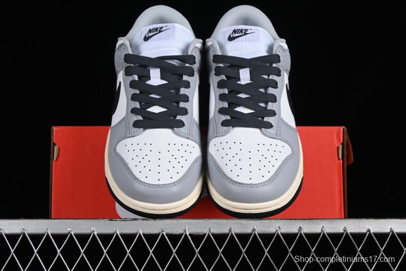Nike Dunk Low SB Light Smoke Grey White Grey Casual Skate Shoes - DD1503-117