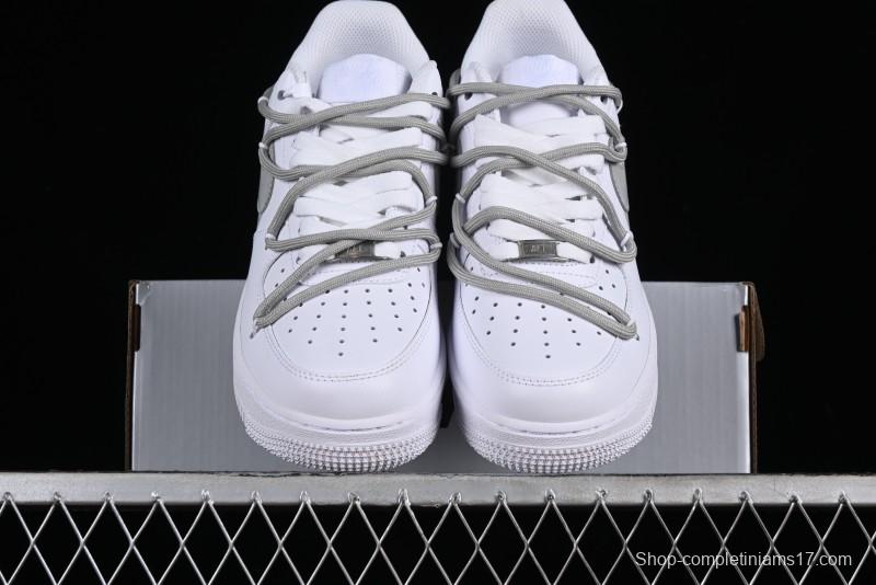 Nike Air Force 1 '07 Low Custom Anime Theme Spray-Painted Swoosh Casual Sneakers - ZH0316-016