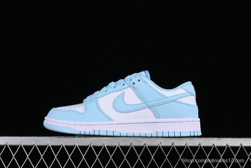 Nike Dunk Low Retro SB Casual Sneakers in Ice Blue Colorway - DV0833-104