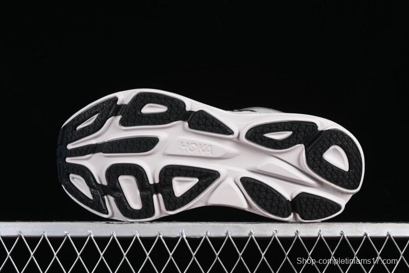 HOKA ONE ONE Bondi 8 Performance Cushioned Running Shoes with Engineered Mesh Upper - 1123202 SHMS