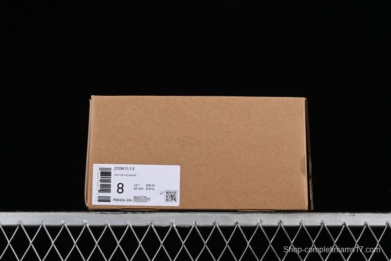 Nike Zoom Fly 6 Lightweight Responsive Running Shoes with Carbon Fiber Plate - FN8454-104