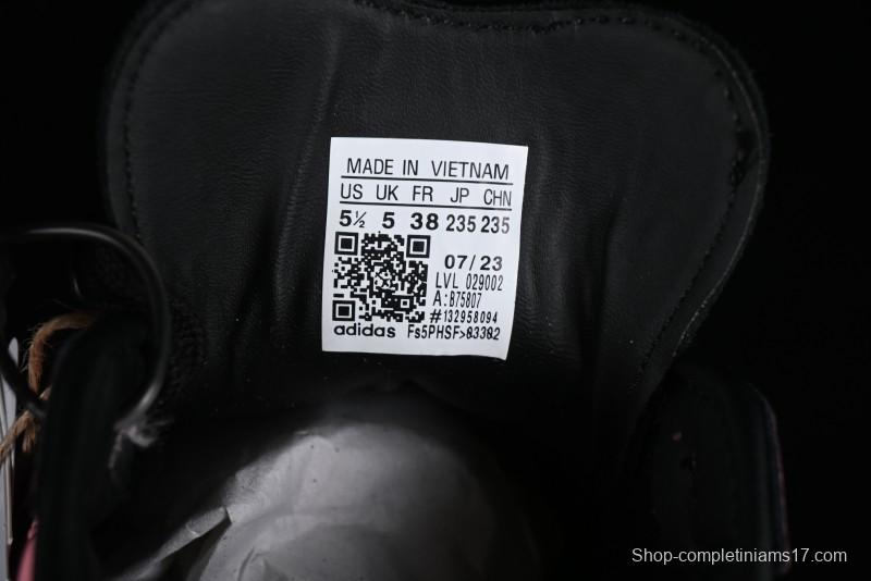 Adidas Samba OG B75807 Customized Casual Sneakers with Vibrant Hot Pink and Sweet Black Colorway - B75807