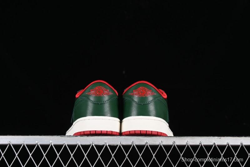 Nike Air Jordan 1 Low AJ1 Black Green Casual Sneakers - CZ0775-036