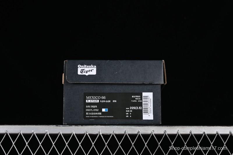 Onitsuka Tiger Mexico 66 Low-Top Leather Sneakers for Casual Running - D507L-0152