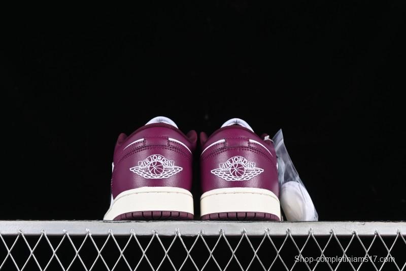 Nike Air Jordan 1 Low AJ1 White Rose Pink Low Top Casual Sneakers DC0774-161