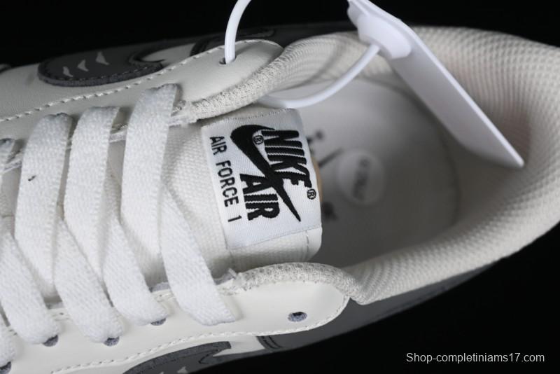 Nike Air Force 1 '07 Low "SHARK" Casual Sneakers with Full-Length Air Cushion - DB3301-220