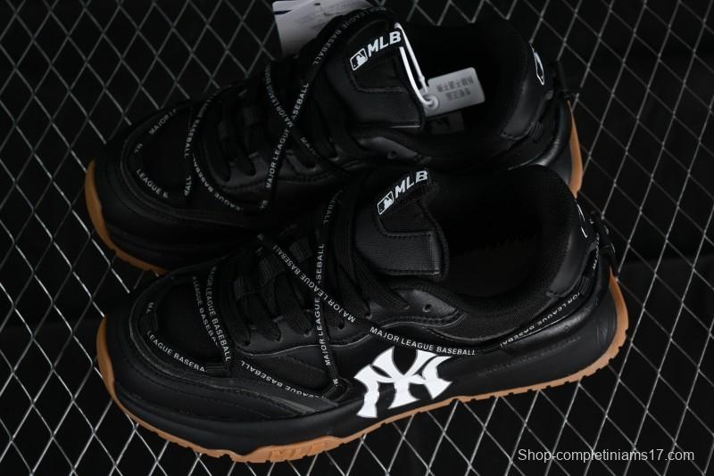 New York Yankees MLB Chunky Runner Lace Lightweight Casual Sneakers - 3ASHCRR3N50BKS