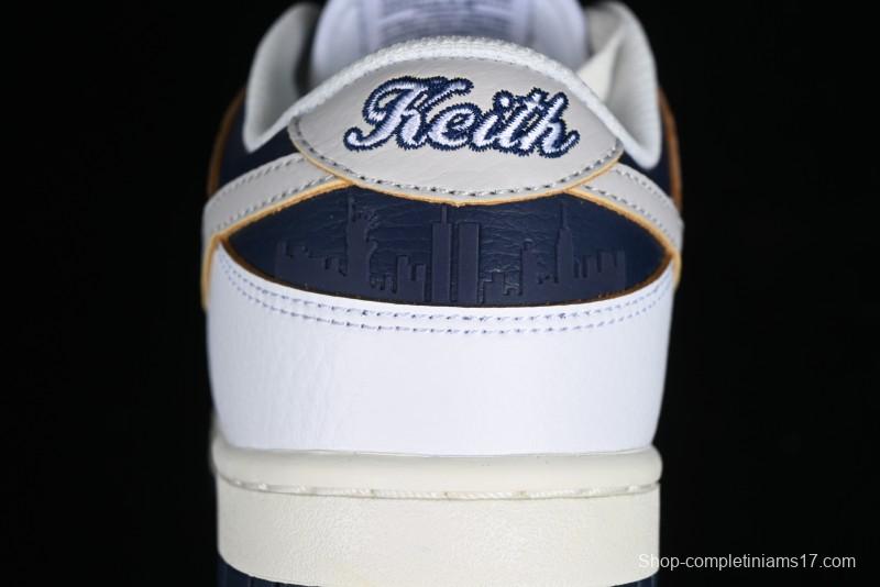 Nike HUF x SB Dunk Low NYC San Francisco Collaboration Skate Shoes - FD8775-100