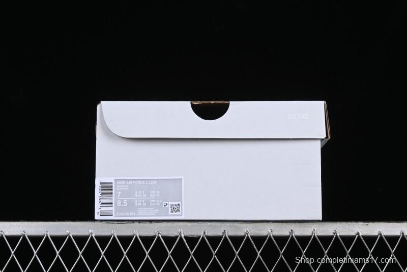 Nike Air Force 1 '07 Low Casual Sneakers with Full-Length Air Cushion - FJ4146-104