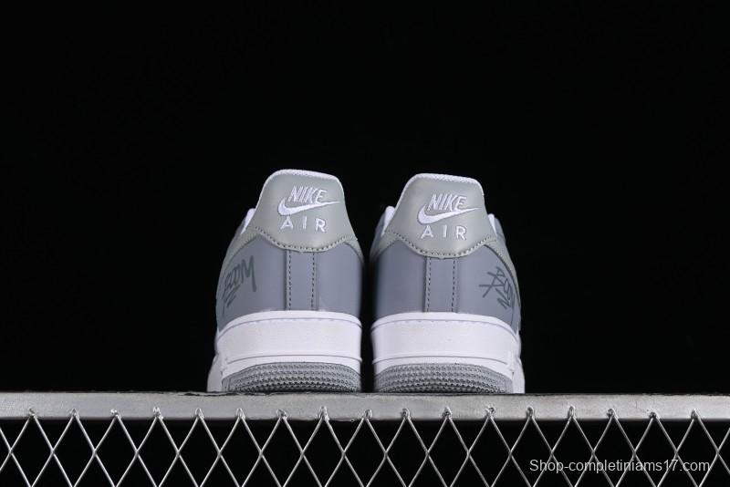 Nike Air Force 1 '07 Low Casual Sneakers with Full-Length Air Cushion - FJ4146-111