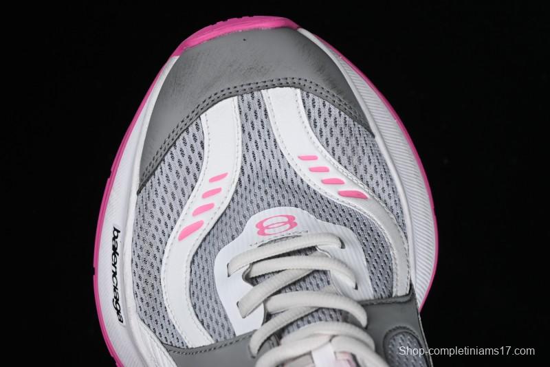 Balenciaga Circuit Lightweight Distressed Print Round-Toe Fashion Casual Shoes - WFLGY1950