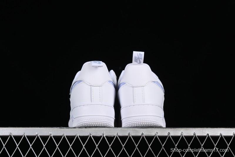 Nike Air Force 1 '07 Low Hazy Purple Casual Sneakers with Full-Length Air Solo Cushion - FB8971-800