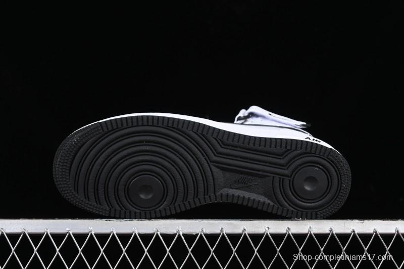 Nike Air Force 1 '07 Mid Casual Sneakers in White/Black - DV0806-101