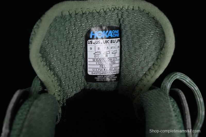 HOKA ONE ONE Kaha Low GTX Hiking Shoes with Geometric Cushioning and Waterproof Design - 1123114 CTBS