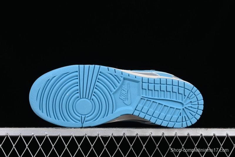 Nike SB Dunk Low BAPE Collaboration - Beige Grey Indigo Anniversary Premium Custom Low-Top Casual Skate Shoes - BB8969-002