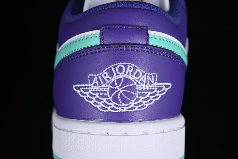 Nike Air Jordan 1 Low AJ1 Charlotte Hornets Lifestyle Casual Sneakers - HJ9013-550