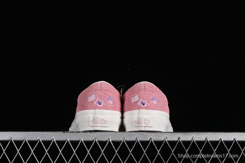 Vans Style 36 Low-Top Skate Shoes with Pink Embroidery - VN000CRPGRN
