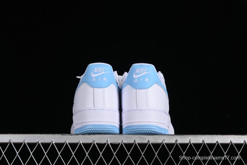 Nike Air Force 1 '07 Low White Blue Casual Sneakers - FQ4296-100