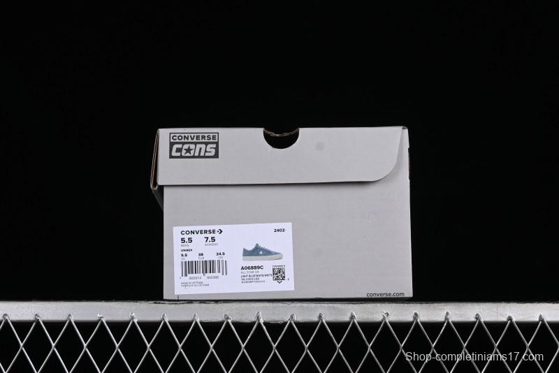 Converse One Star Pro Retro Skate Shoes in Grey Blue - A06889C