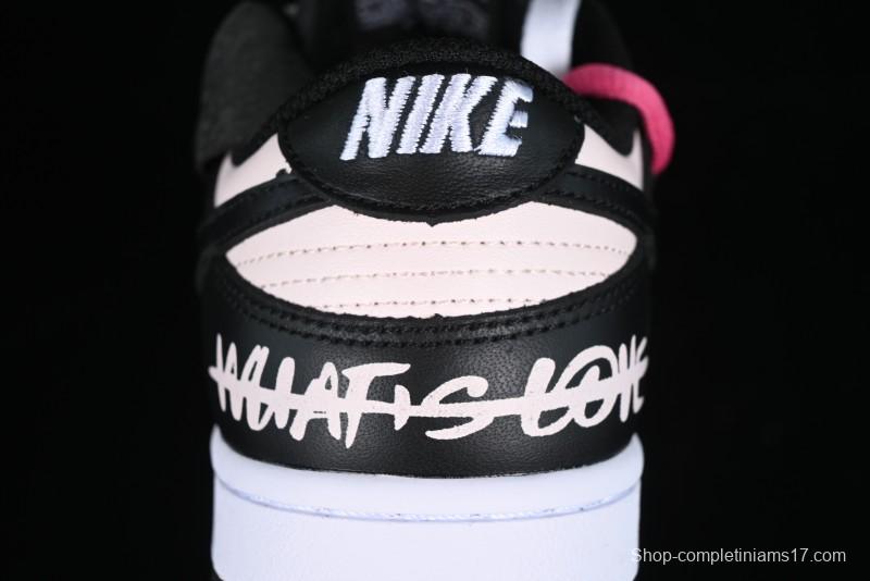 Nike Dunk Low SB Raspberry Mousse Pink Strap Casual Skate Shoes - CW1590-100