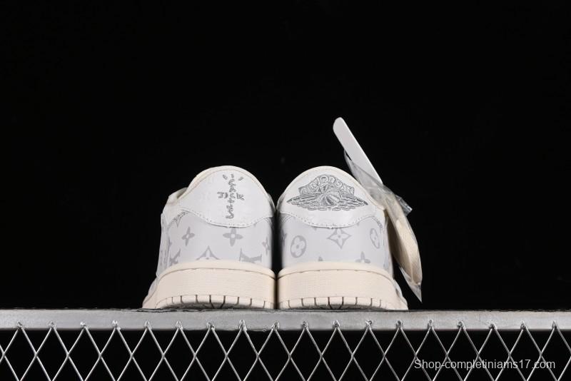 Nike Air Jordan 1 Low OG SP Travis Scott x Fragment Design Collaboration Sneakers - LX1988-700